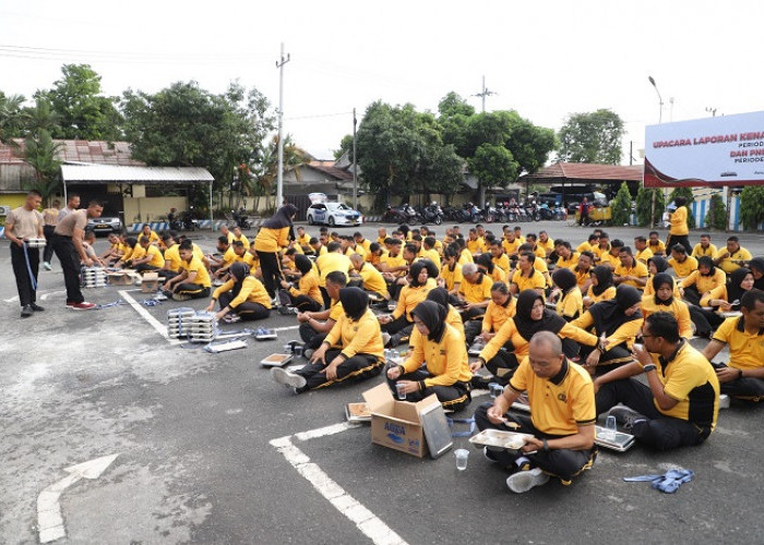 Polres Kediri Gelar Olahraga dan Makan Bersama untuk Perkuat Solidaritas Internal