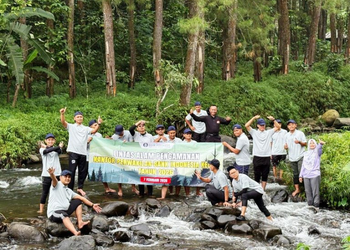 Polres Kediri Kota Dampingi Peningkatan Kemampuan Satpam BI di Hutan Pinus Kare