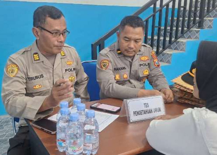 Polres Nganjuk Dukung Rekrutmen Karyawan SPPG, 72 Peserta Jalani Seleksi Ketat