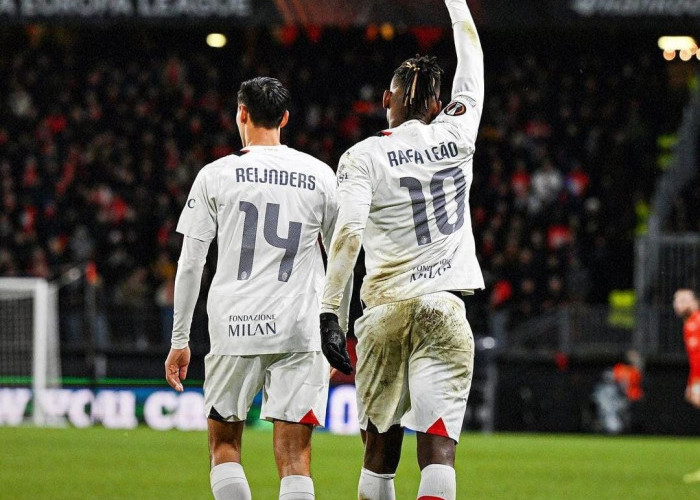 Drama 5 Gol, Rennes Taklukkan AC Milan 3-2 