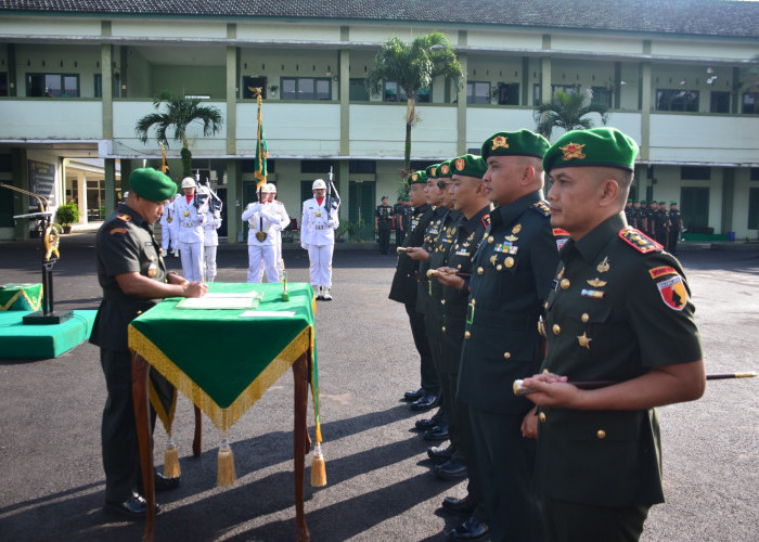 Danrem 083/Bdj Pimpin Sertijab Tiga Pejabat Baru