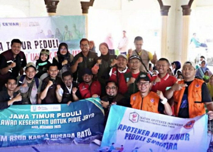 EMT Jawa Timur Merampungkan Misi Kemanusiaan Bencana Alam Aceh