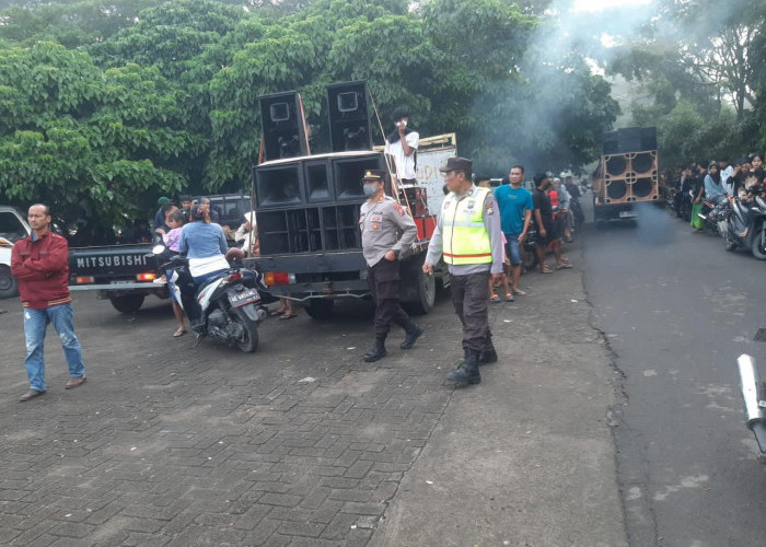 Usai Sahur, Ratusan Warga Bawa Sound System Berkumpul di Waduk Sangiran, Polisi Ngawi Bergerak Cepat