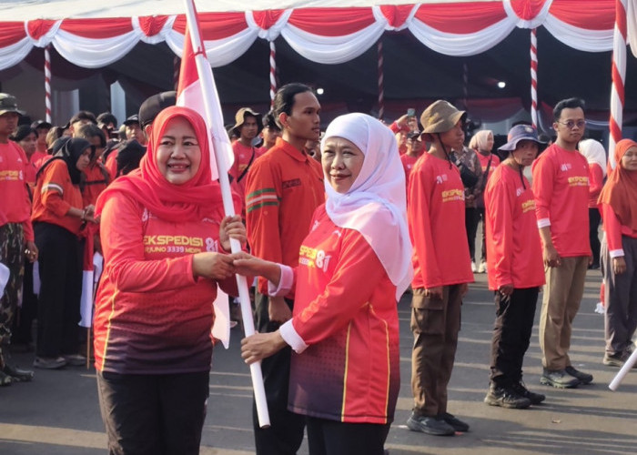 Gubernur Khofifah Berangkatkan Ekspedisi Arjuno 81, Ada 1.150 Peserta Bawa Misi Jaga Hutan