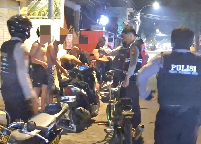 Respons Cepat Laporan 110, Polres Pasuruan Kota Amankan Enam Pelaku Balap Liar