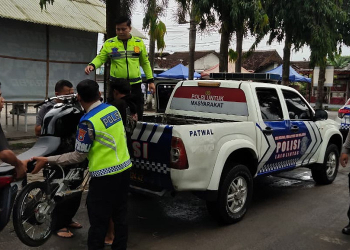 Berantas Balap Liar, Satlantas Polres Jember Amankan 110 Motor Berknalpot Brong