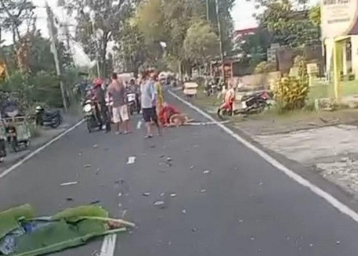 Berangkat Kerja, Wanita Mojokerto Tewas Kecelakaan di Jalan Raya Sampangagung