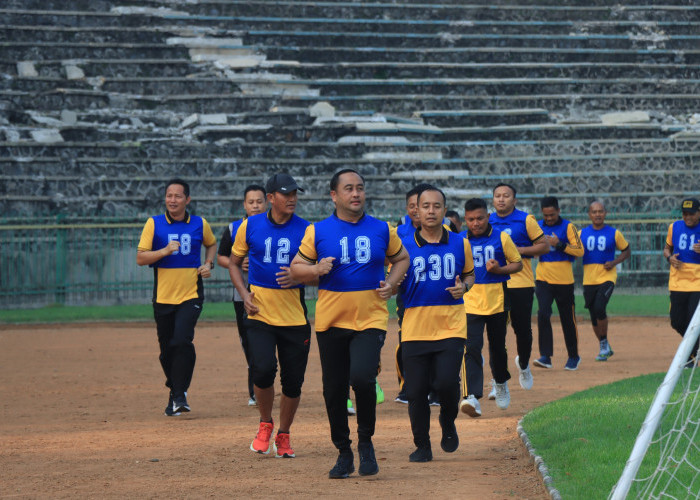 Tes Kesemaptaan Jasmani, Polres Gresik Jaga Kebugaran Personel