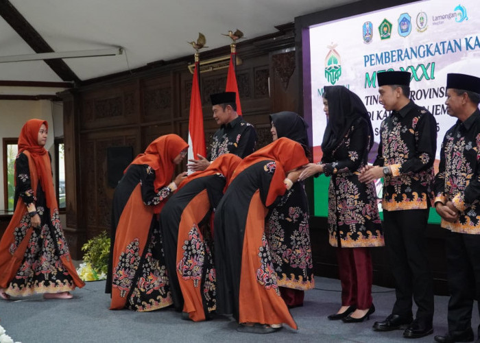 MTQ XXXI: 56 Kafilah Lamongan Diberangkatkan ke Jember