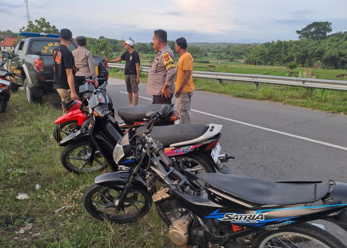 Polisi Ngawi Amankan 10 Motor dari Aksi Balap Liar di Kecamatan Pitu