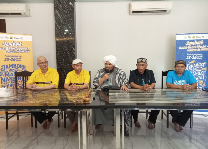 500 Relawan Turun Tangan, Jambore Bersih-bersih Masjid Sambangi Tulungagung