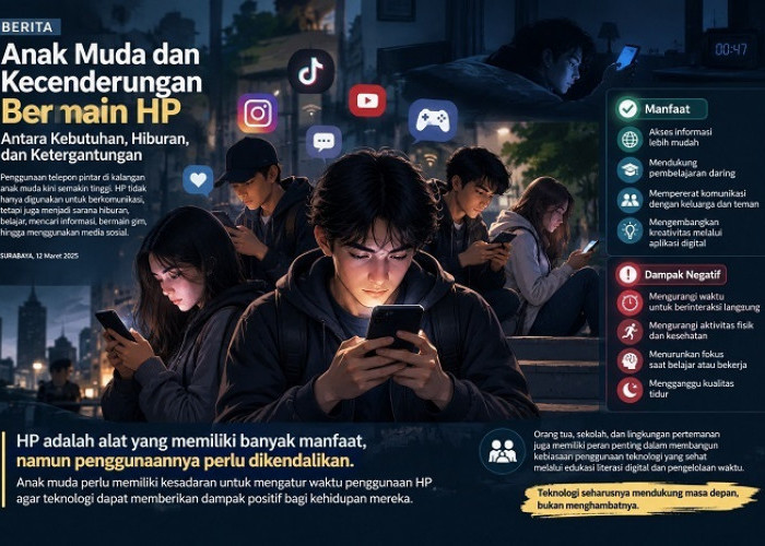Kenapa Anak Muda Sering Main HP? Ini Penyebab dan Dampak Ketergantungan Digital