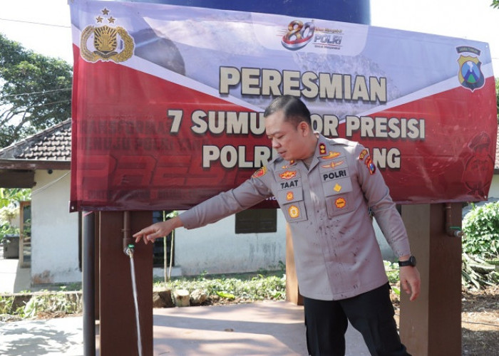 Polres Malang Bangun Tujuh Sumur Bor di Tujuh Desa Tiga Kecamatan