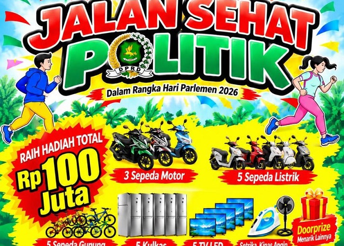 Hari Parlemen 2026, DPRD Sumenep Gelar Jalan Sehat Berhadiah Rp100 Juta
