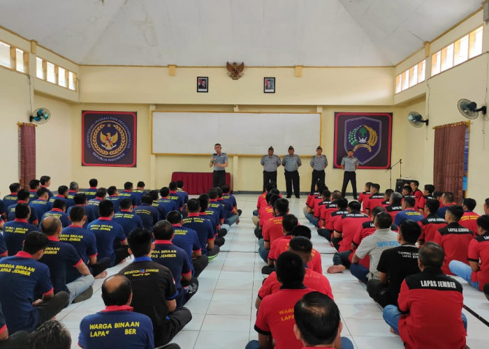 Lapas Jember Gelar Apel Pembinaan, Perkuat Disiplin dan Motivasi Warga Binaan