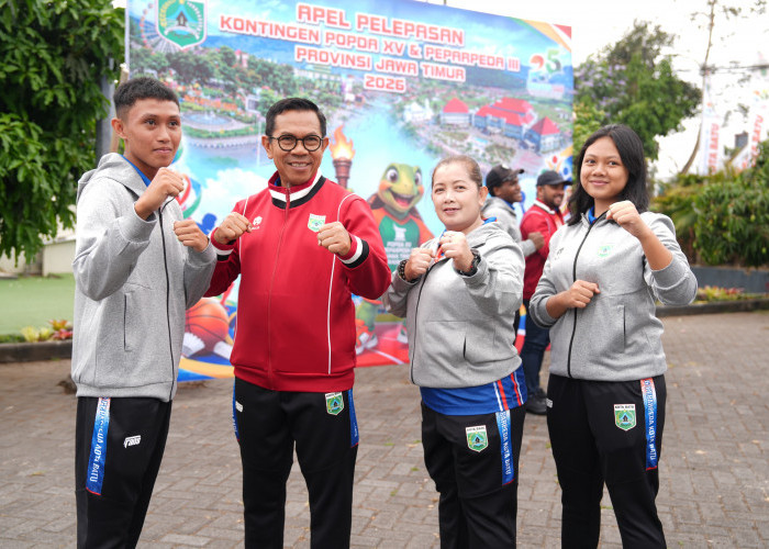 Wali Kota Batu Lepas Kontingen POPDA dan PEPARPEDA 2026, Tekankan Sportivitas dan Prestasi