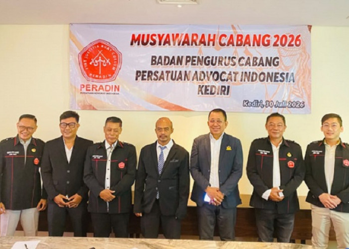 Mochamad Triyono Resmi Terpilih sebagai Ketua Peradin Kediri