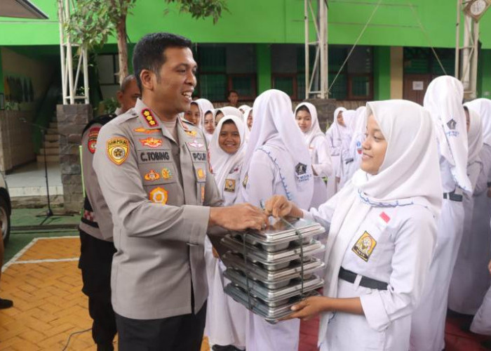Kapolresta Sidoarjo Cek Distribusi MBG di Porong