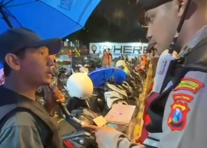 Pemasangan Portal Parkir Digital Mie Gacoan Ngagel Dihalangi Karangtaruna, Polisi Turun Tangan