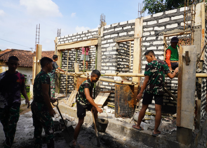 Progres 65 Persen, Satgas TMMD Perkuat Struktur MWK Masjid