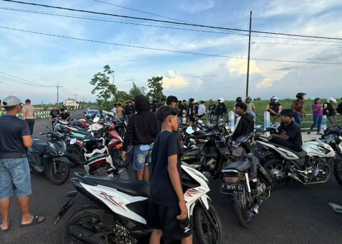 Bubarkan Aksi Balap Liar, Polres Situbondo Amankan 92 Sepeda Motor