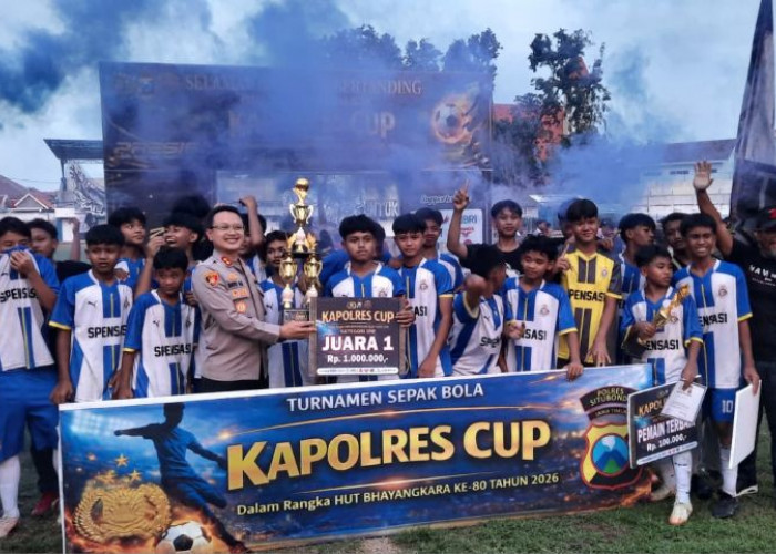 SMPN 1 Situbondo Juara Kapolres Cup 2026 Usai Tekuk SMPN 1 Banyuputih