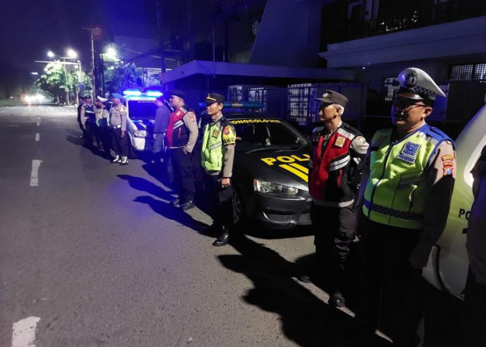 Polsek Rayon 5 Polrestabes Surabaya Patroli Skala Besar Cegah Gangguan Kamtibmas