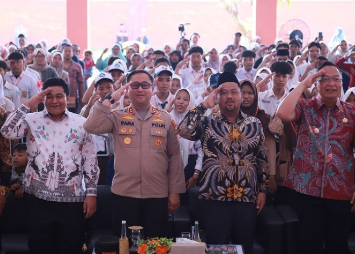 Kapolres Gresik Hadiri MPLS Sekolah Rakyat, Tegaskan Dukungan Polri bagi Pendidikan Berkualitas