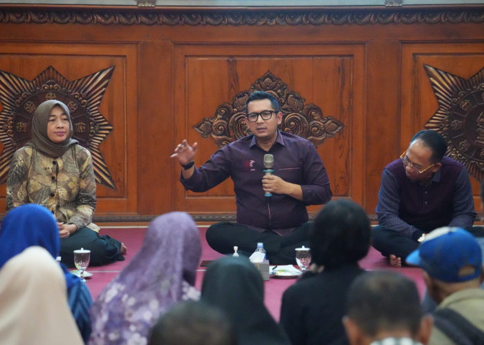 Pj Wali Kota Ajak  Media Kawal Pembangunan Kota Mojokerto