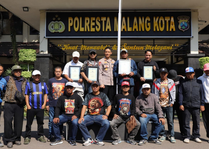 Polresta Malang Kota Apresiasi Sejumlah Elemen Masyarakat, Kontribusi Nyata Jaga Kamtibmas