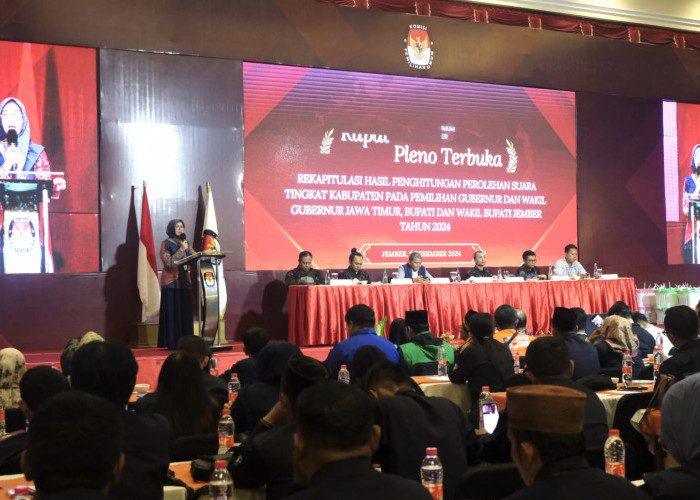 KPU Jember Mulai Gelar Rapat Plano Terbuka Selama Dua Hari