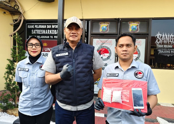 Edarkan 100,72 Gram Sabu Sistem Ranjau, Kurir Jaringan Kemprek Dibekuk Satreskoba Tanjung Perak