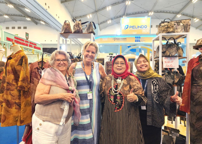 Pameran di Jakarta, Produk Namira Ecoprint Diborong Pembeli Kanada