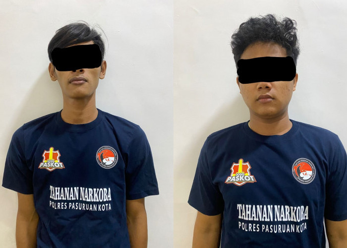 Satresnarkoba Polres Pasuruan Kota Tangkap Dua Pengedar Sabu dengan Sistem Ranjau