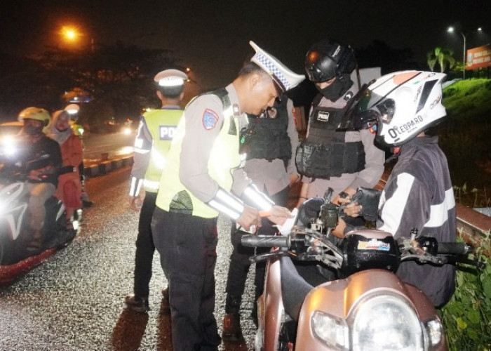 Pasca Deklarasi Peletakan Sajam, Polres Bangkalan Tetap Geber Patroli Malam di Kawasan Rawan