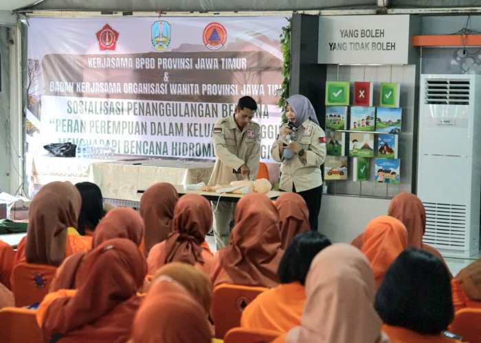 BPBD Jatim Gandeng BKOW Dorong Perempuan Jadi Garda Depan Kesiapsiagaan Bencana
