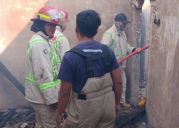 Korsleting, Rumah Terbakar di Turen hanya Sisakan Tembok