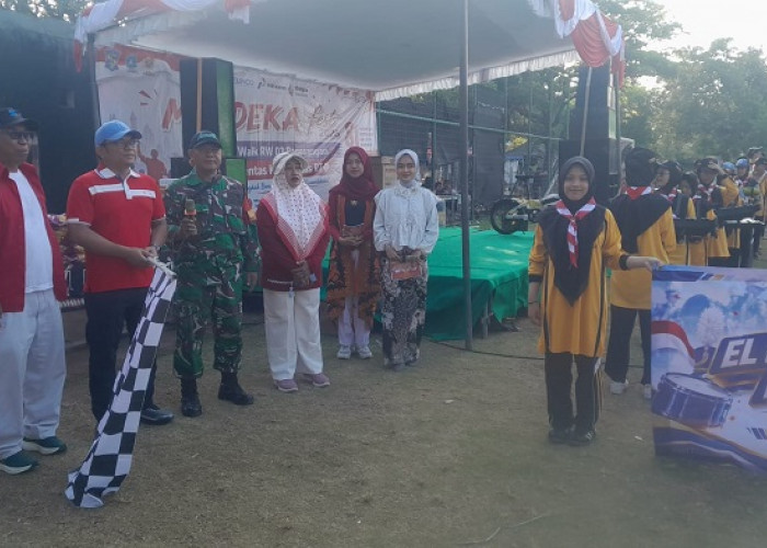 Fun Walk RW 03 Pagesangan Surabaya Diikuti 800 Warga, Banjir Doorprize