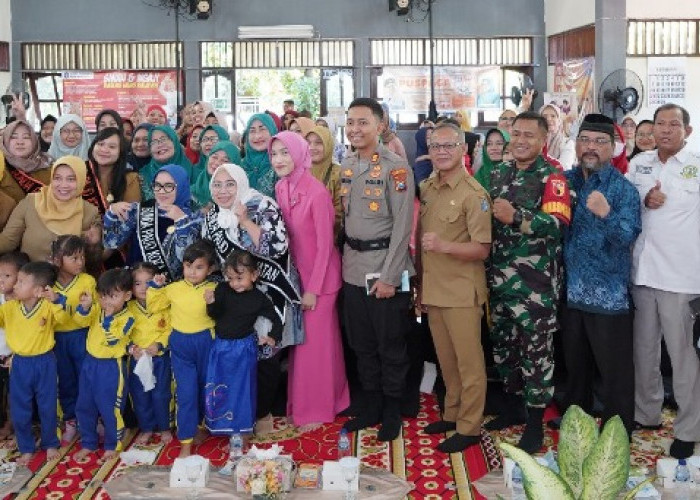 Polsek Tenggilis Mejoyo Amankan Kunjungan Ibu Wali Kota Surabaya di Kutisari