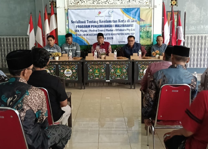 Cegah Kecelakaan, SKK Migas Gandeng KSOP Sumenep Sosialisasi Keselamatan Kerja di Laut