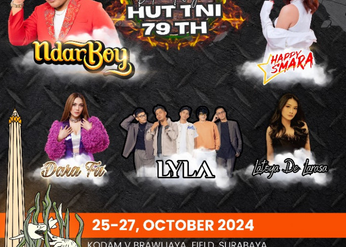 Ndarboy Genk, Lyla hingga Happy Asmara Semarakkan Pahlawan Tour XIV 25-27 Oktober