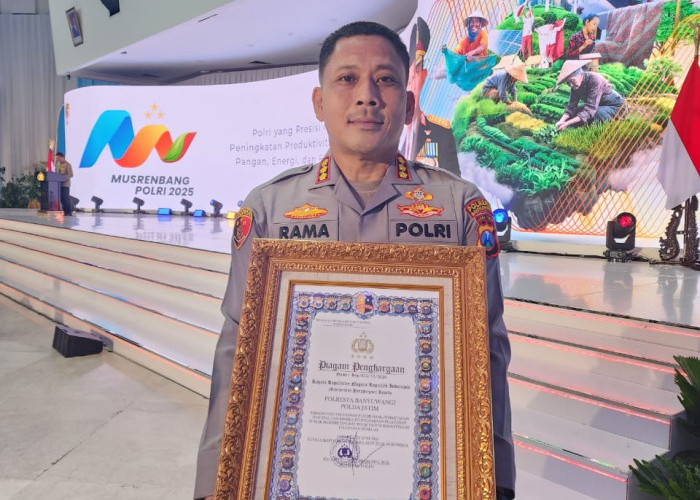 Polresta Banyuwangi Raih Penghargaan Pelayanan Prima Kategori A dari Kapolri