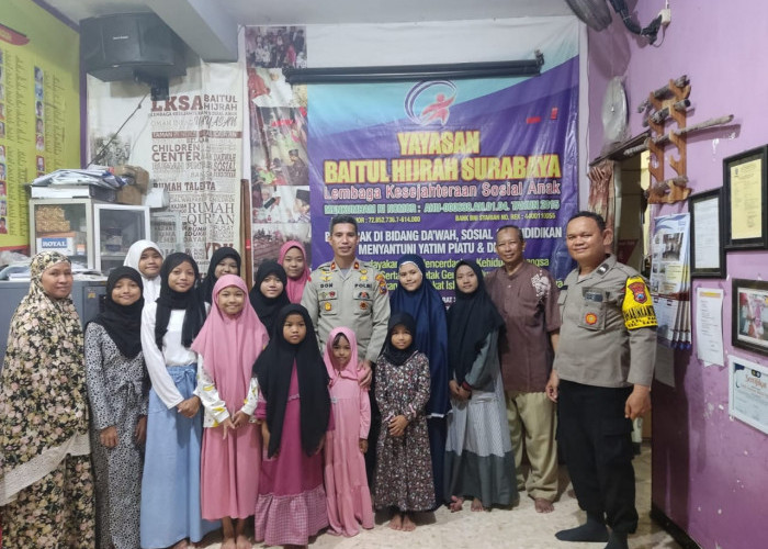 Kapolsek Sawahan Sambangi Yayasan Baitul Hijrah