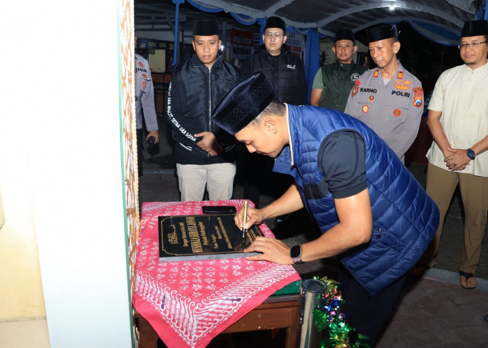 Perkuat Keimanan, Kapolres Ngawi Resmikan Mushola Shiratul Jannah Polsek Kedunggalar 