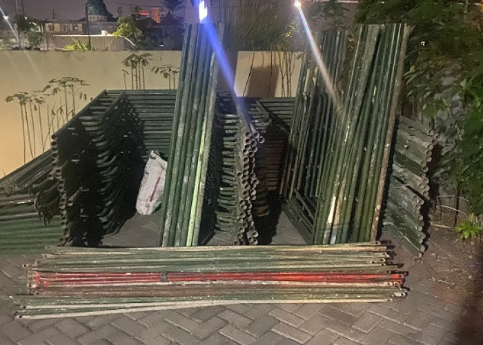 Sewa 26 Set Scaffolding, Pria Kupang Segunting Malah Jual ke Sidoarjo