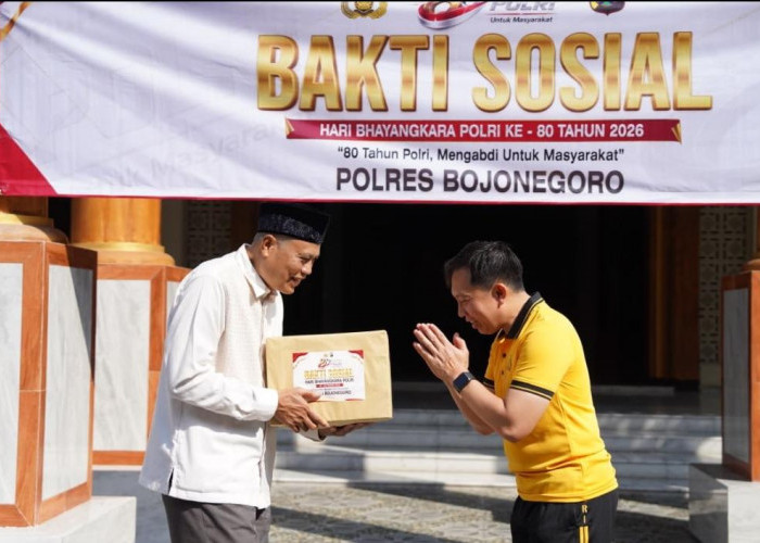 Sambut Hari Bhayangkara ke-80, Polres Bojonegoro Gelar Bakti Religi