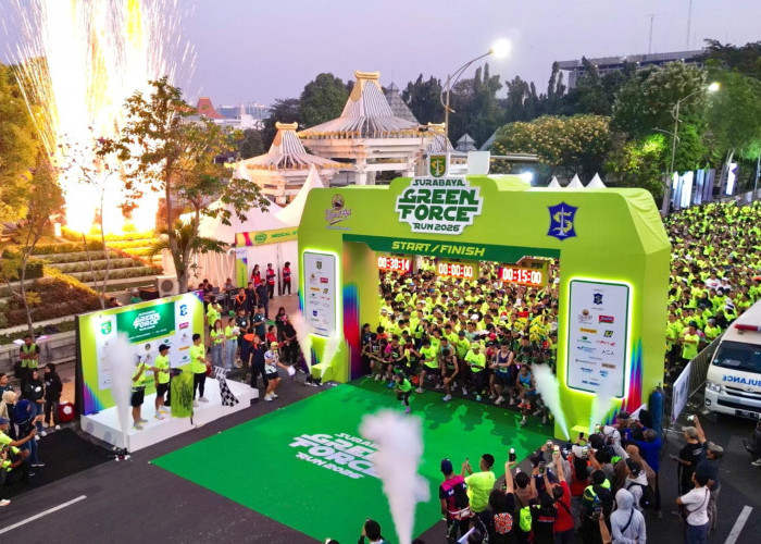 Surabaya Green Force Run 2026 Pecah, 6.000 Pelari dari 10 Negara Hijaukan Kota Pahlawan