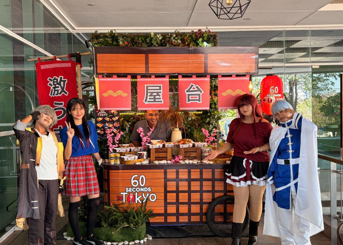 Cosplayer Jadi Jembatan Pengalaman Makanan Khas Jepang di favehotel Sidoarjo
