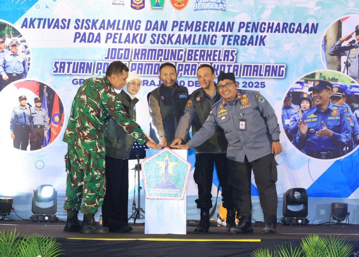 Gerakan Siskamling ‘Jogo Kampung Berkelas’, Wali Kota Malang Apresiasi Peran Aktif Warga 