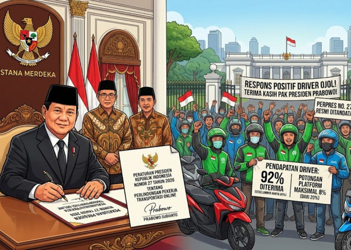 Tuntut Potongan Pendapatan 10 Persen, Prabowo Beri 8 Persen, Pengemudi Ojol: Semoga Aplikator Patuh